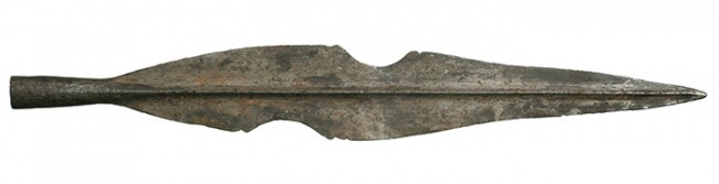 Pointe de lance ajourée, fer. Âge du Fer, 3e siècle av. J.-C.