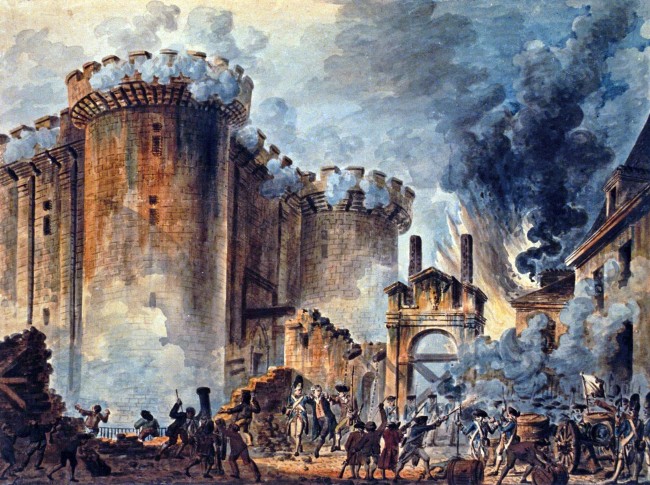 Prise de la Bastille par Hoüel (1789)